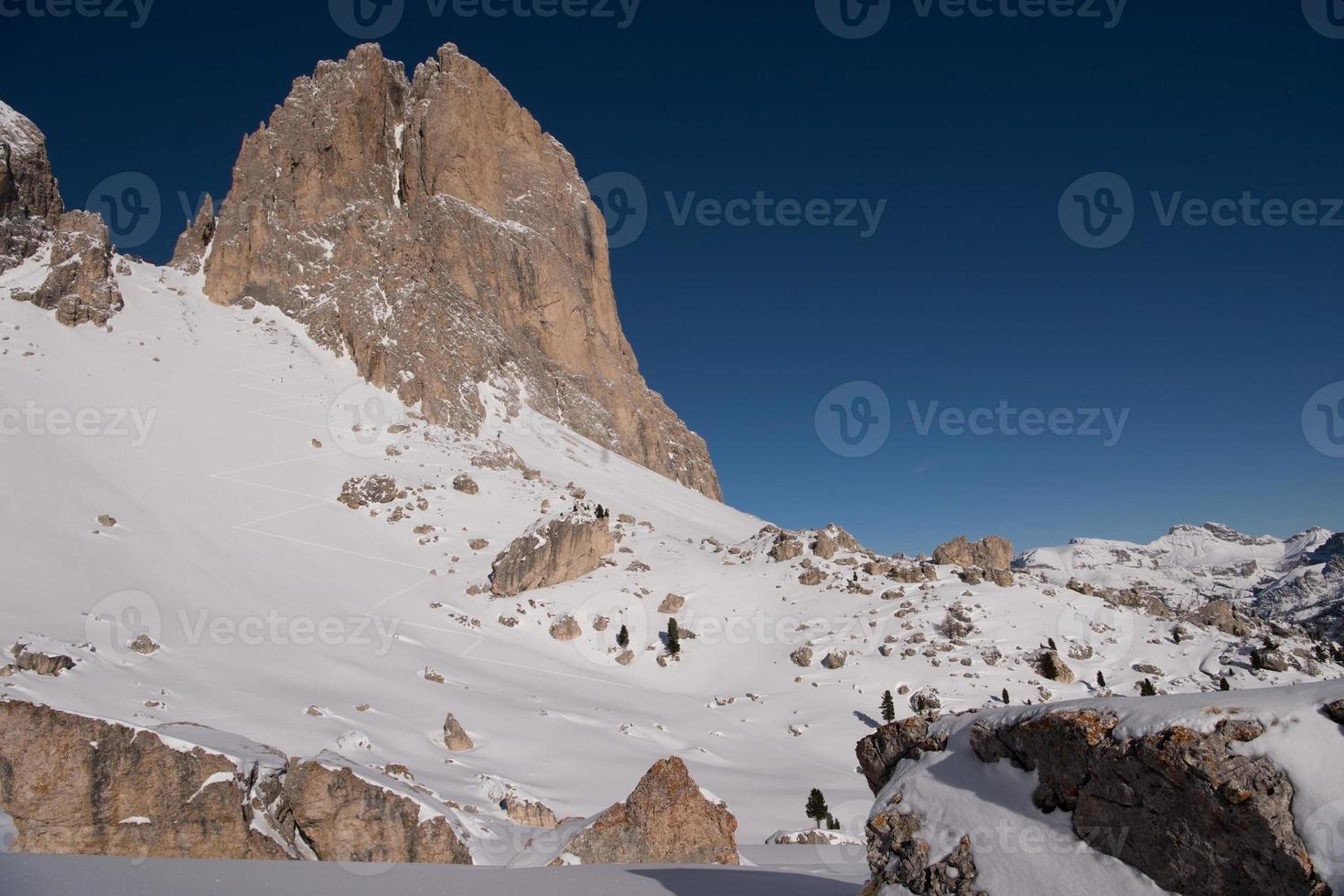 Winter sunrise view photo