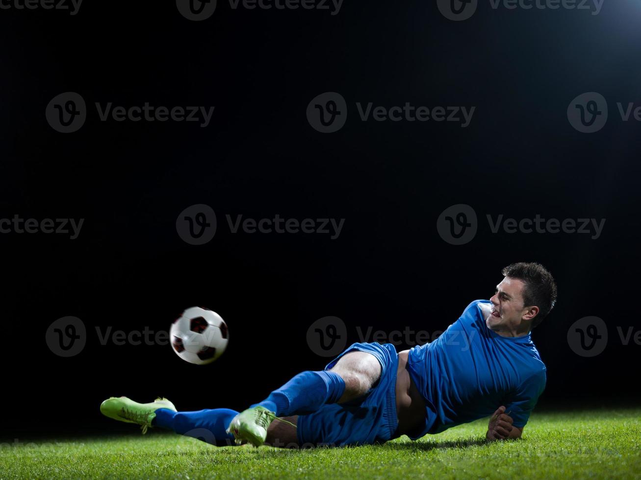 Soccer player view photo