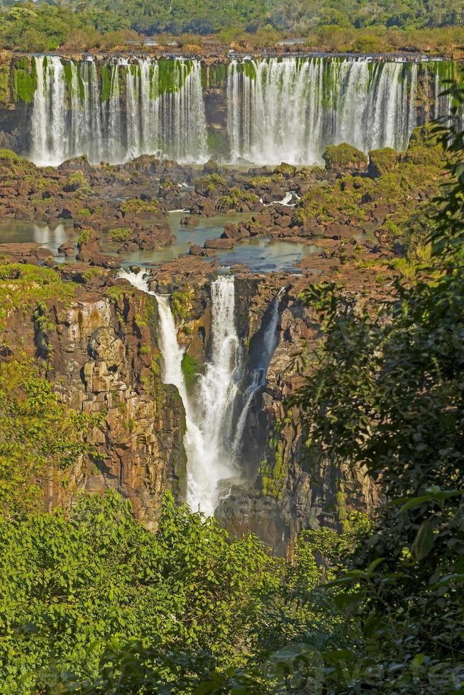 Water Falling Down a Terraced Canyon photo