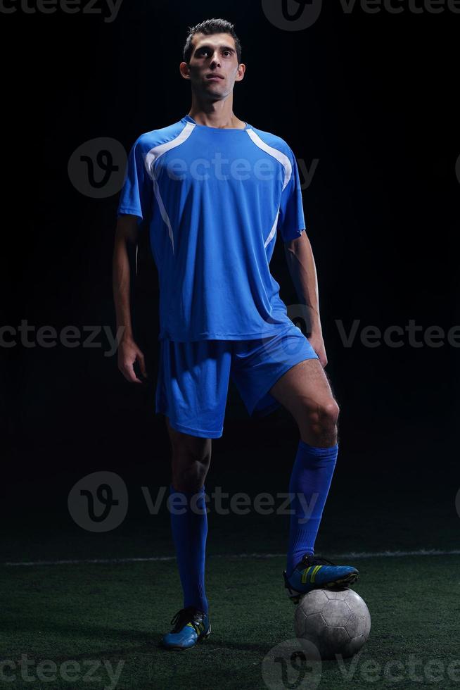 Soccer player view photo