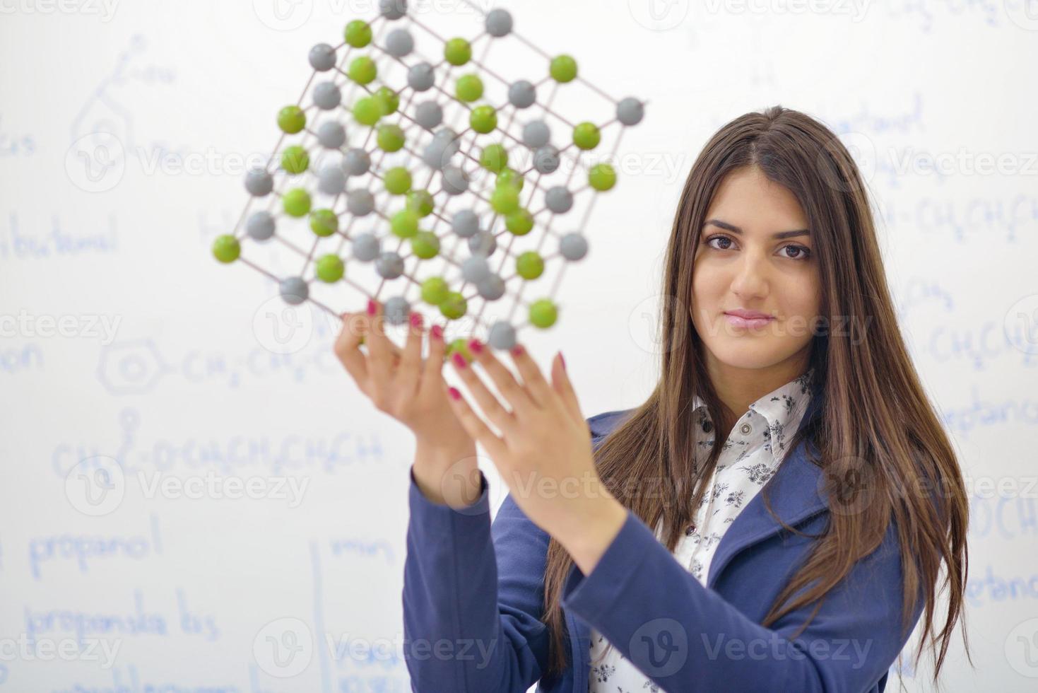 Science woman portrait photo