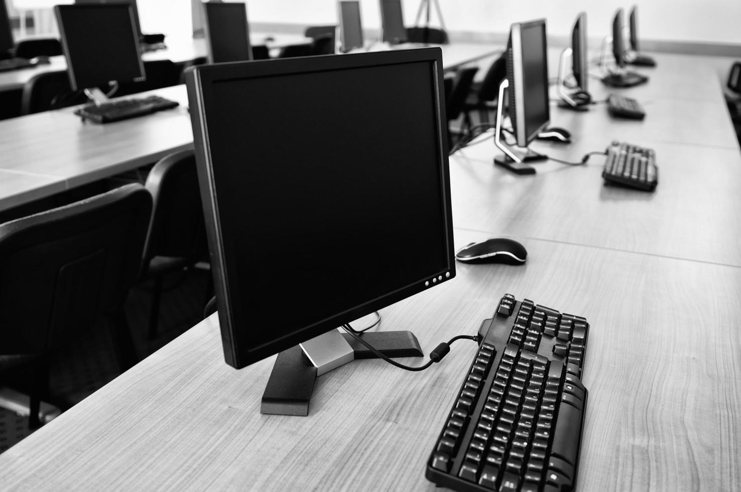 classroom computers view photo