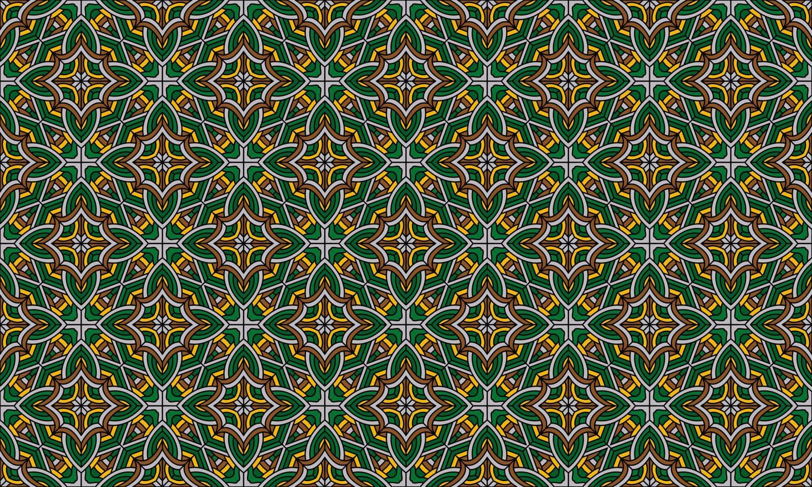 traditional pattern ethnic background vector