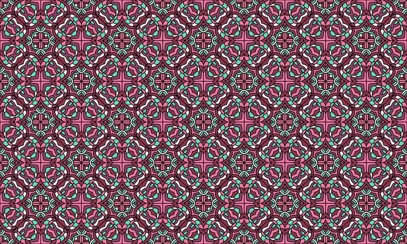 traditional pattern ethnic background vector