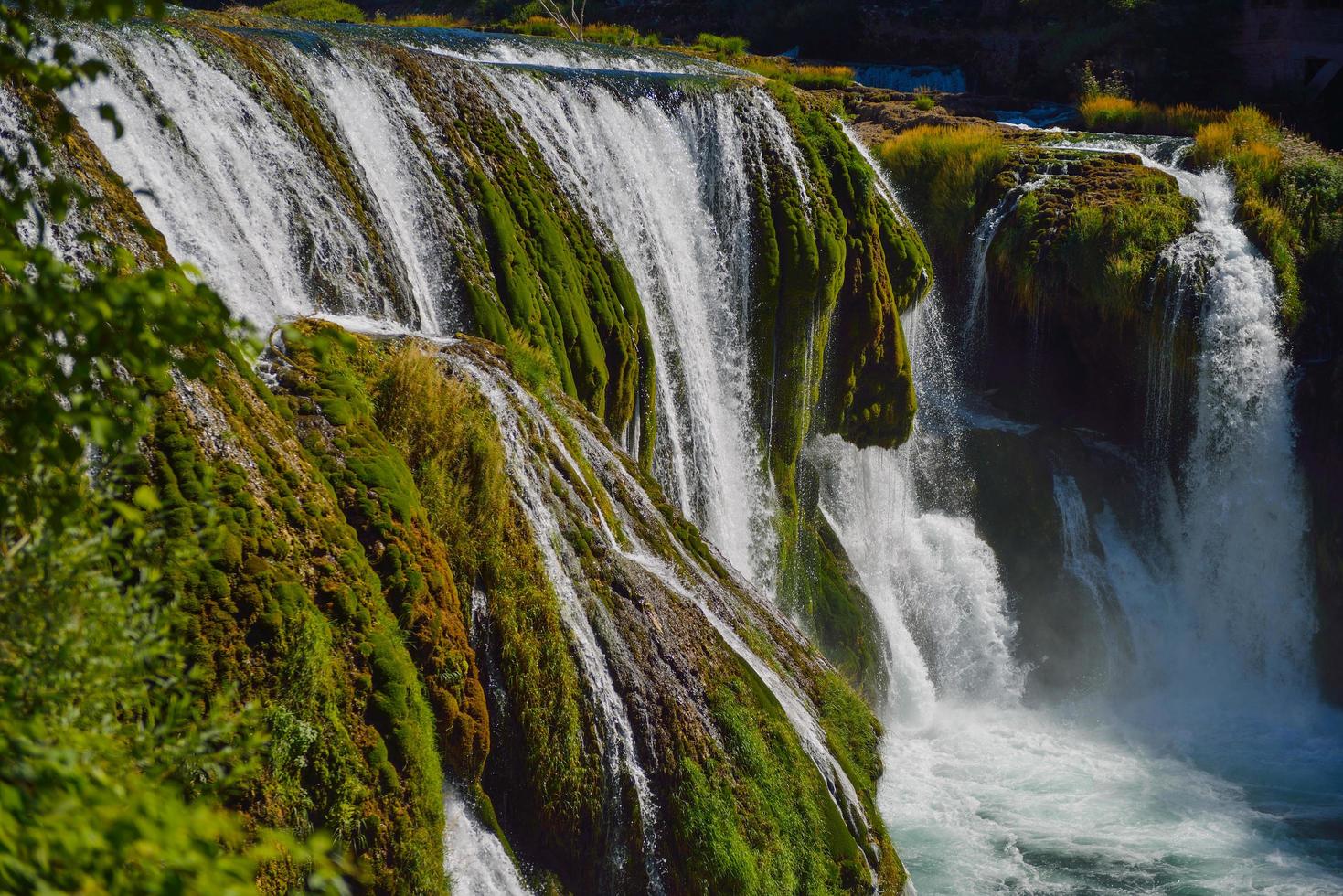 View of a waterfall photo