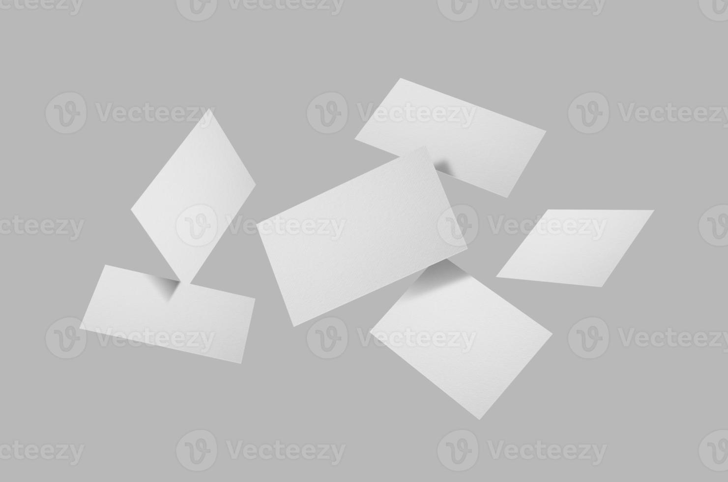 Group of minimal business card mockup template with copy space for your logo or graphic design photo