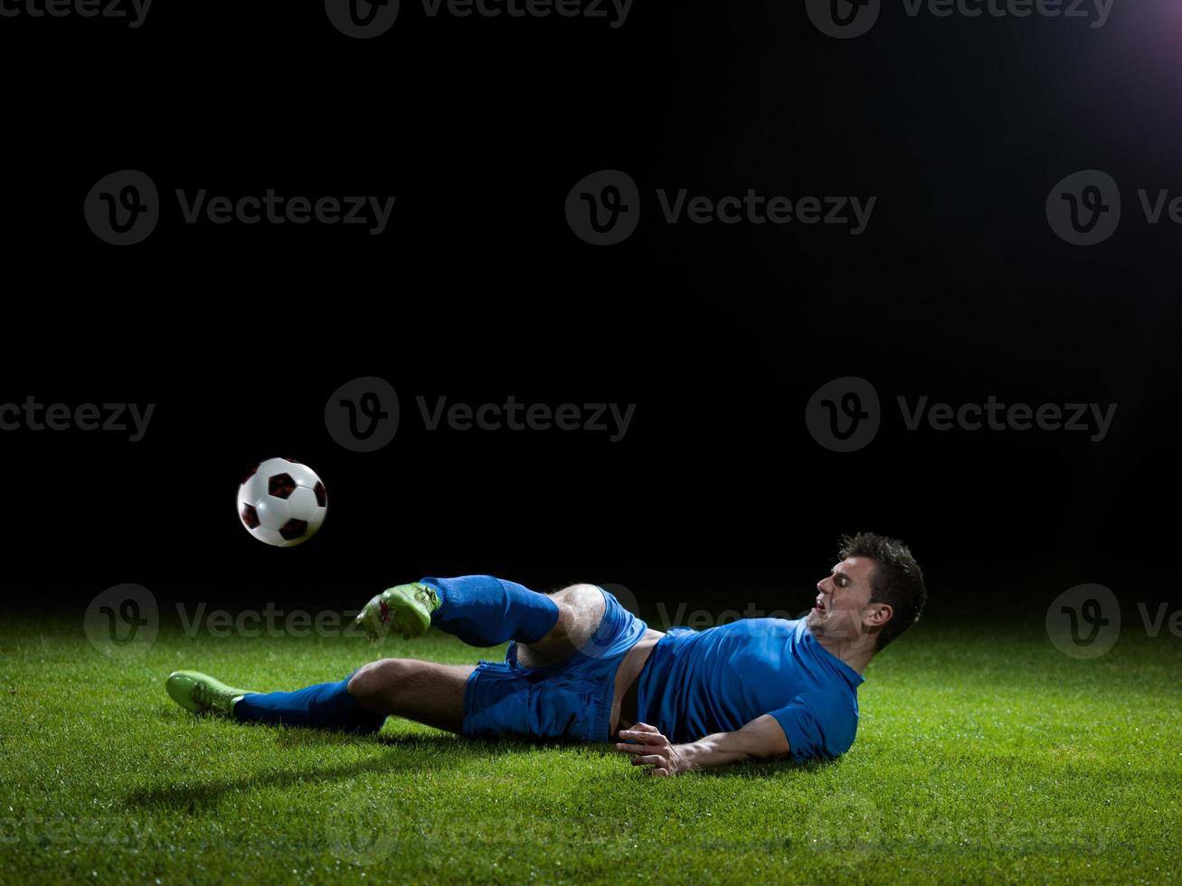 Soccer player view photo