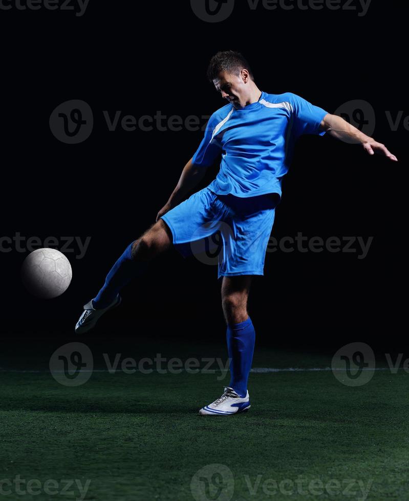 Soccer player view photo