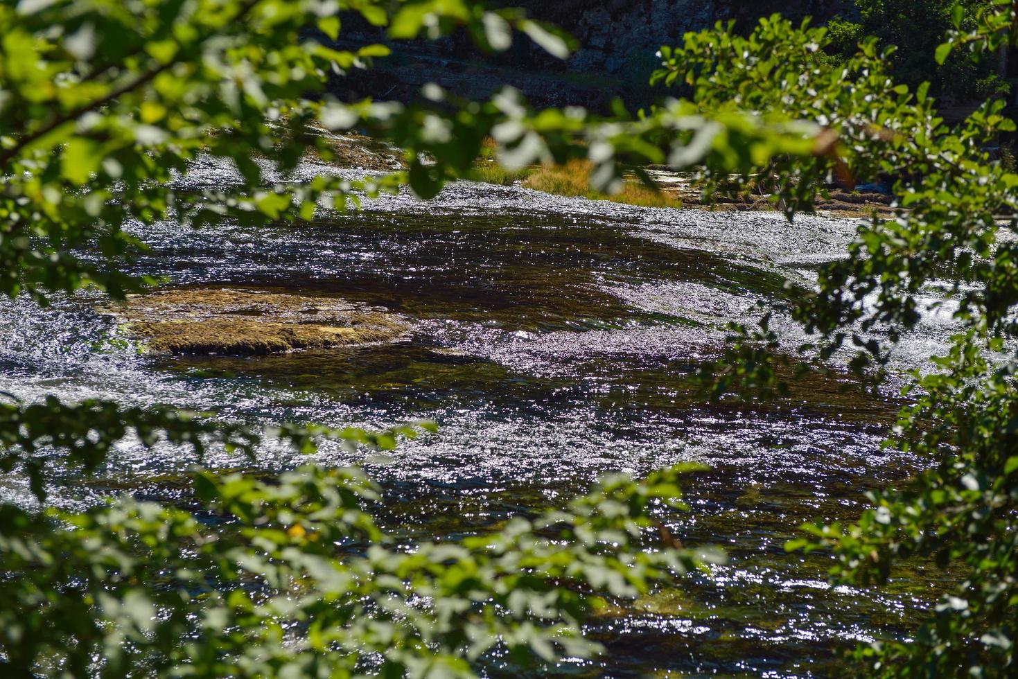 vista de una cascada foto