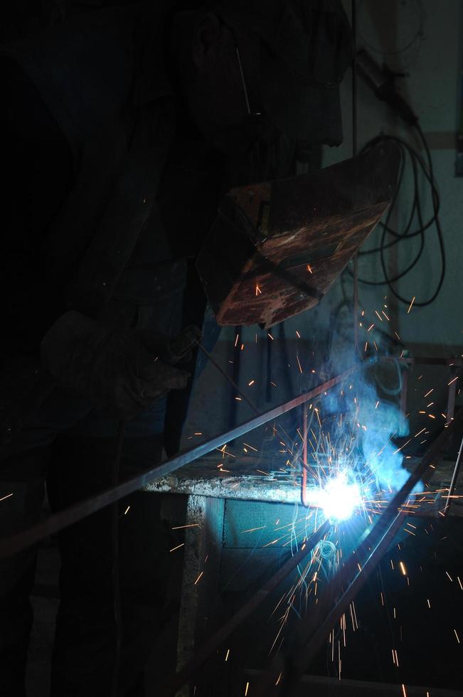 Welder at work photo