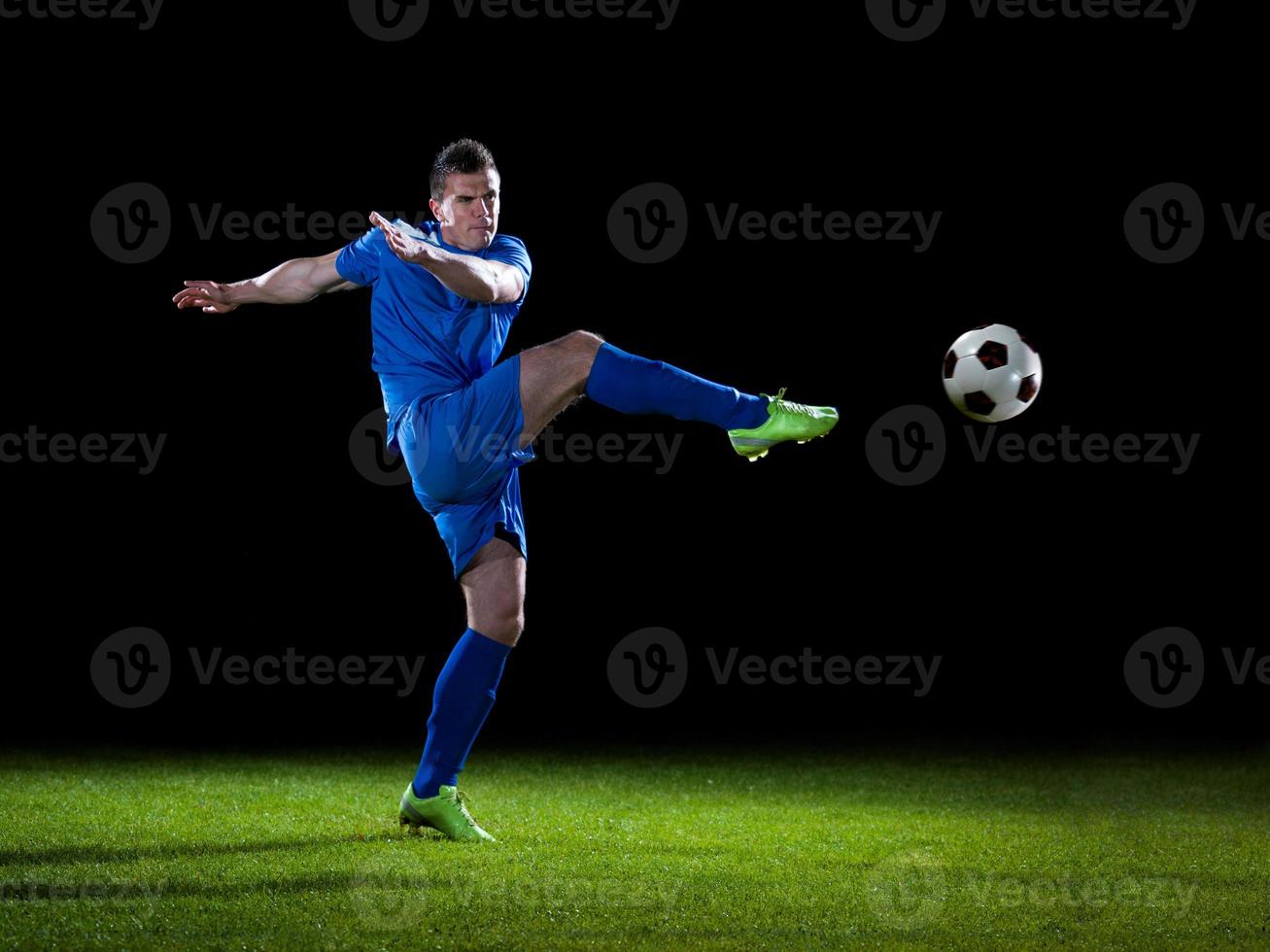 Soccer player view photo