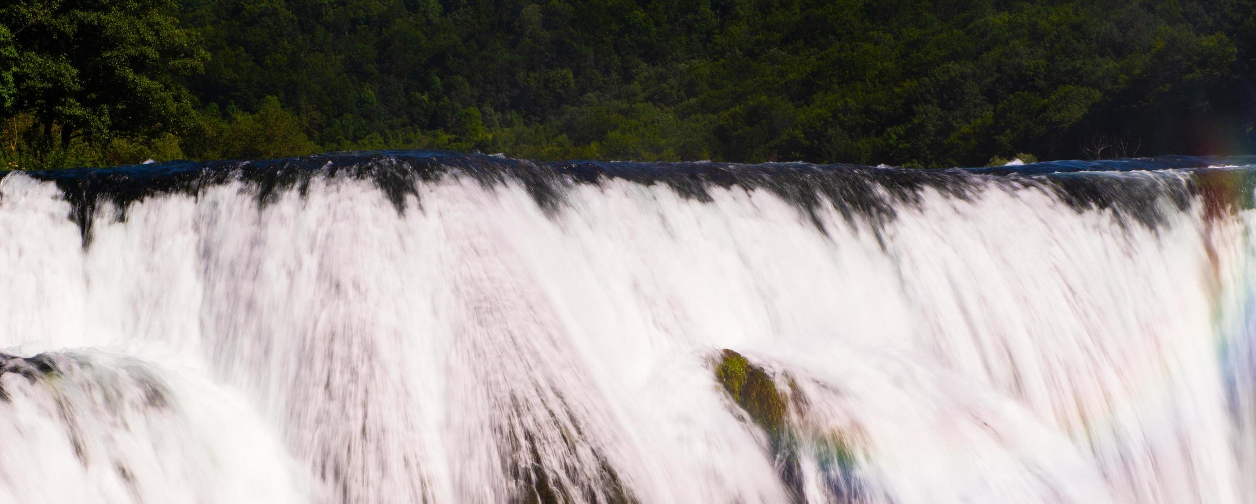 View of a waterfall photo