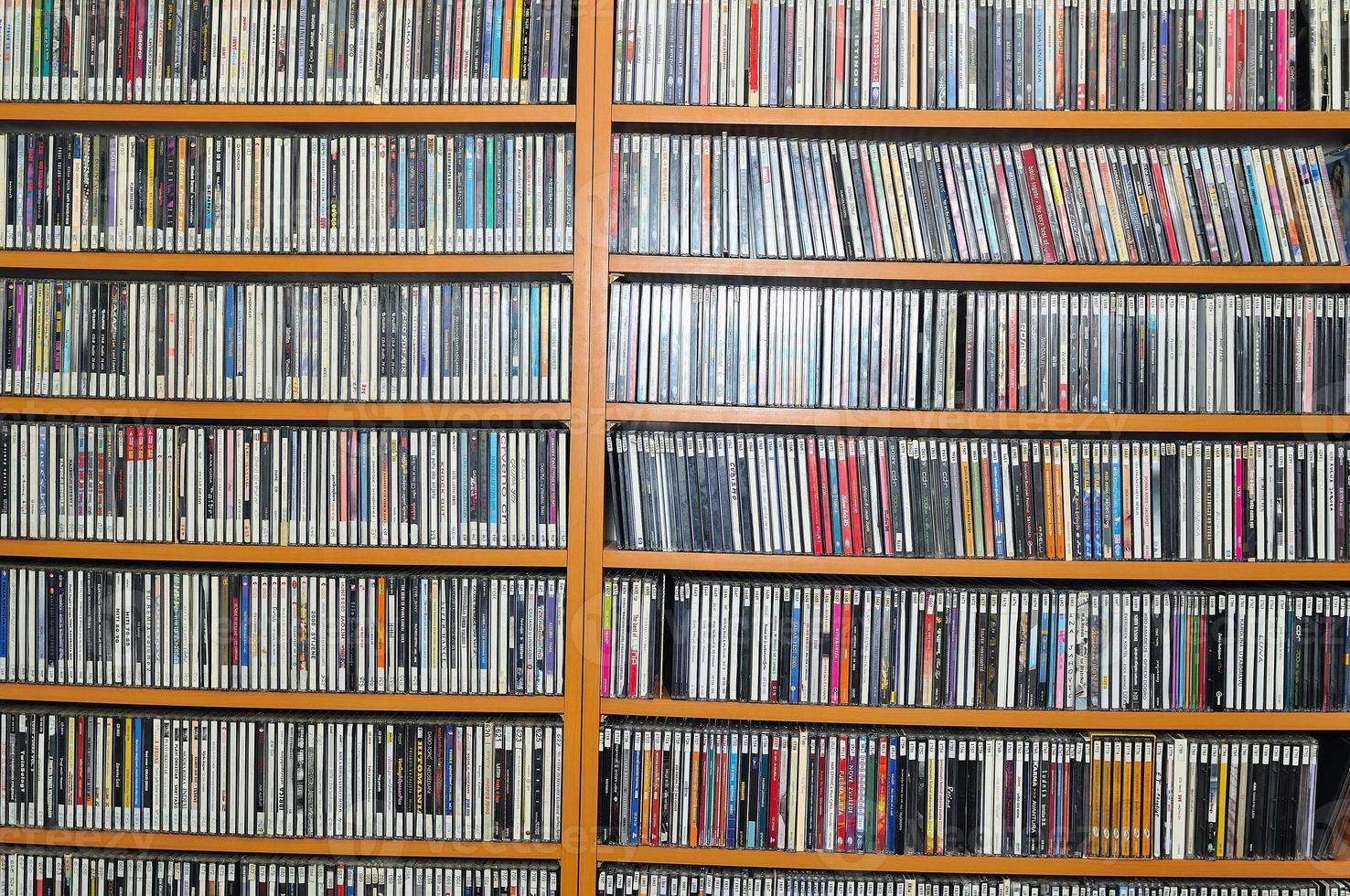 vista de colección de música foto