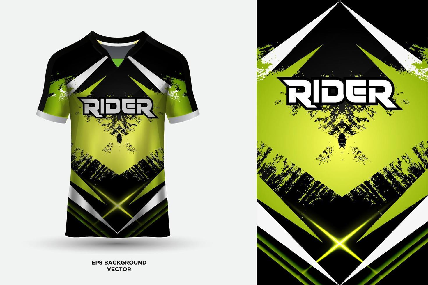 Abstract Futuristic T shirt jersey design suitable for sports, racing, soccer, gaming and e sports vector