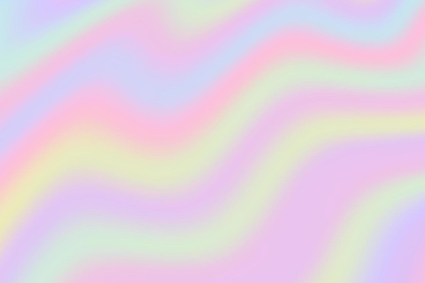 Rainbow background. Pattern in pastel colors. Wavy multicolored unicorn sky. Vector