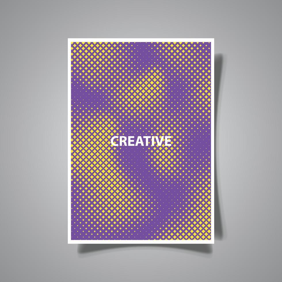modern abstract halftone texture cover background template vector design