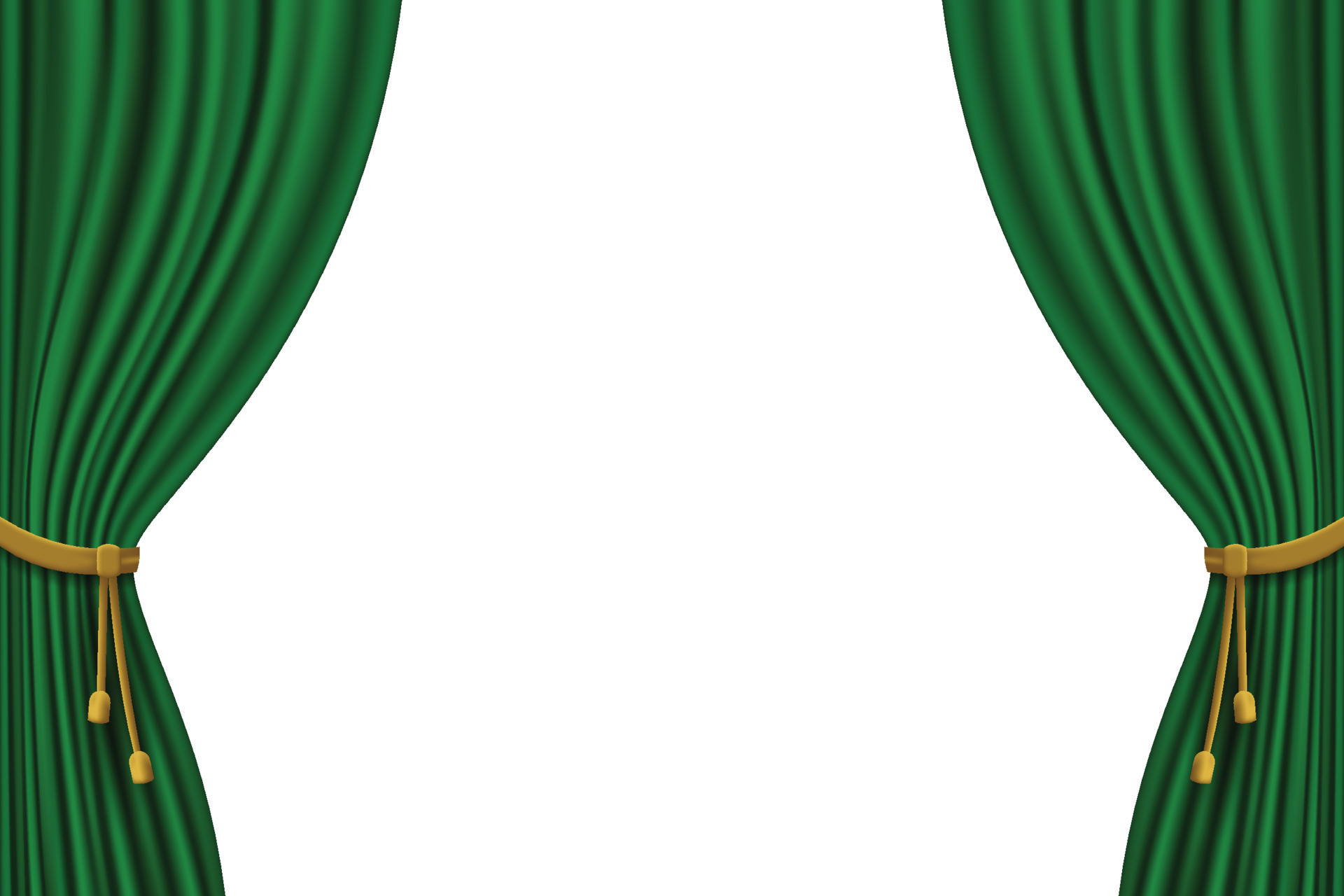 realistic curtain frame template green color vector graphic 11587606 ...