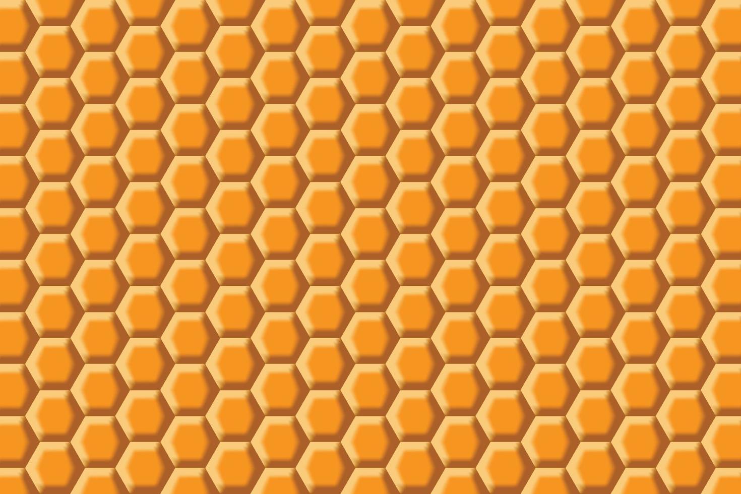 gráfico vectorial de fondo de colmena de abejas vector