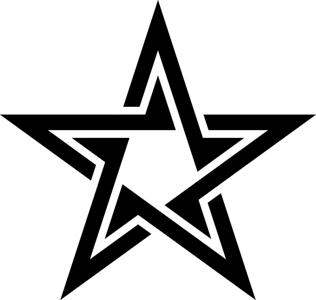 Star vector design with various shapes style