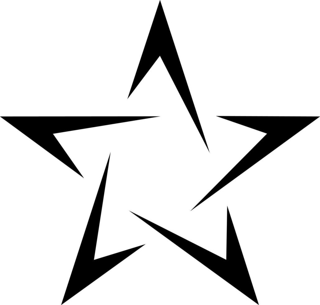 Star vector design with various shapes style