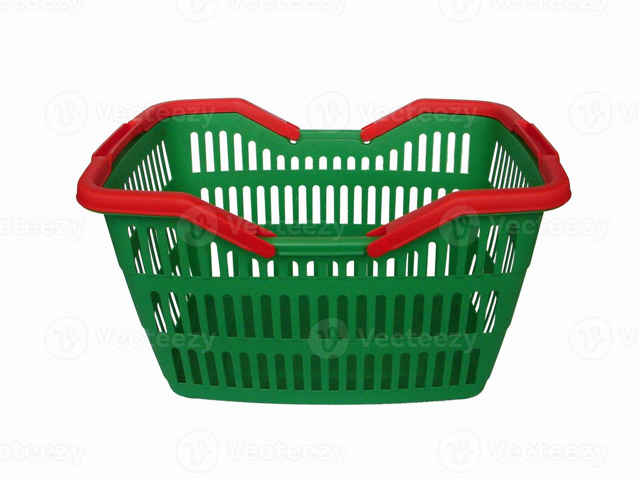 Green shopping cart photo