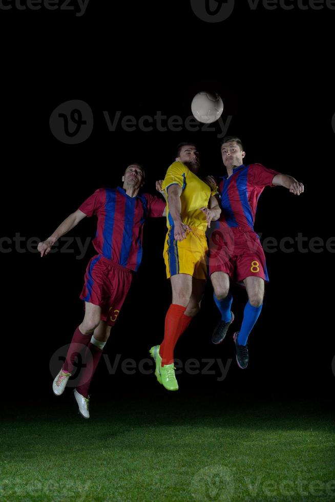 Soccer player view photo