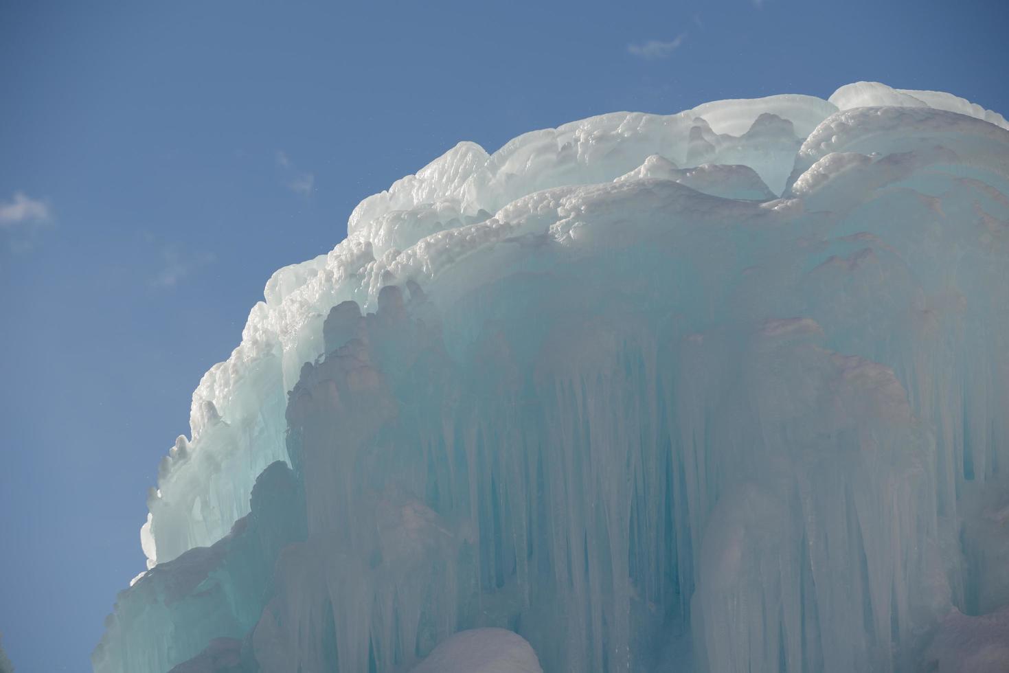 Winter landscape view photo