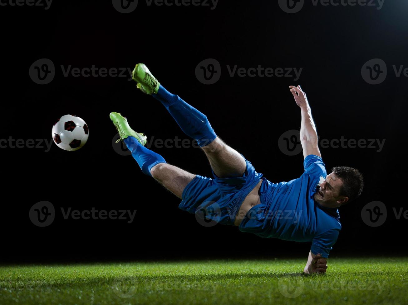 Soccer player view photo