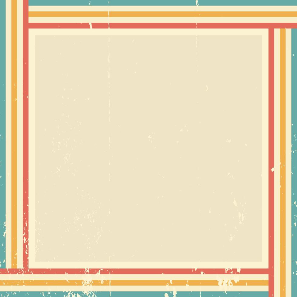 frame color vintage with efect grunge vector