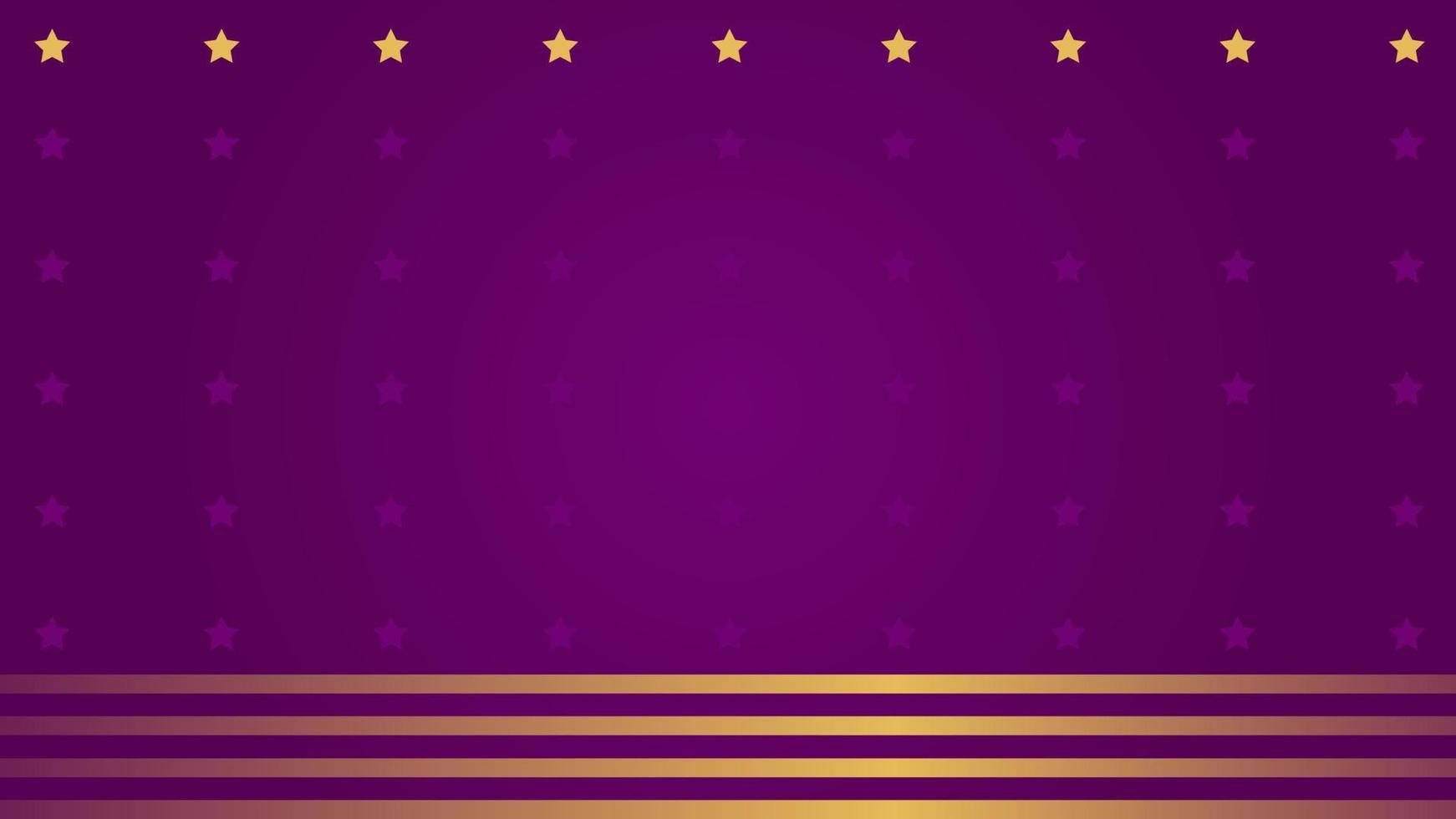 Golden Star Mothers Day Background in Purple and Gold. Suitable to use on united states golden star mothers day event. vector