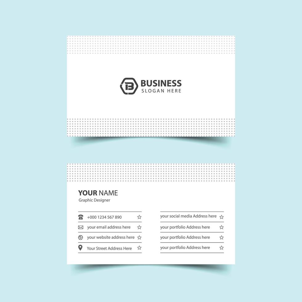 Corporate business card design, Luxury, Modern and Elegant Business Card Design template vector