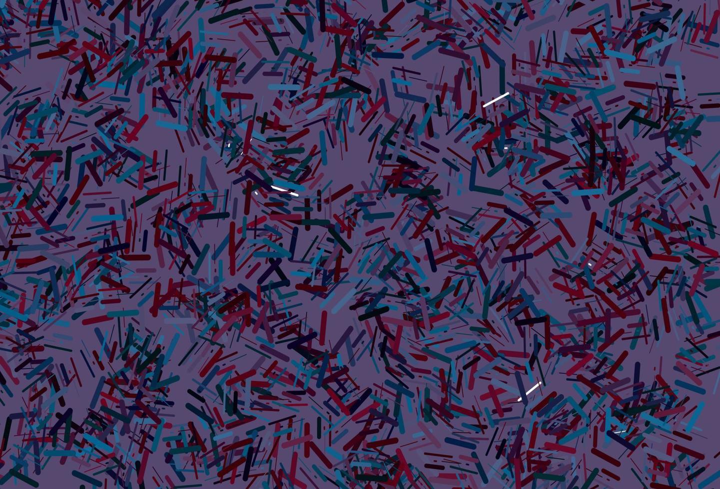 Dark purple vector texture with colorful lines.
