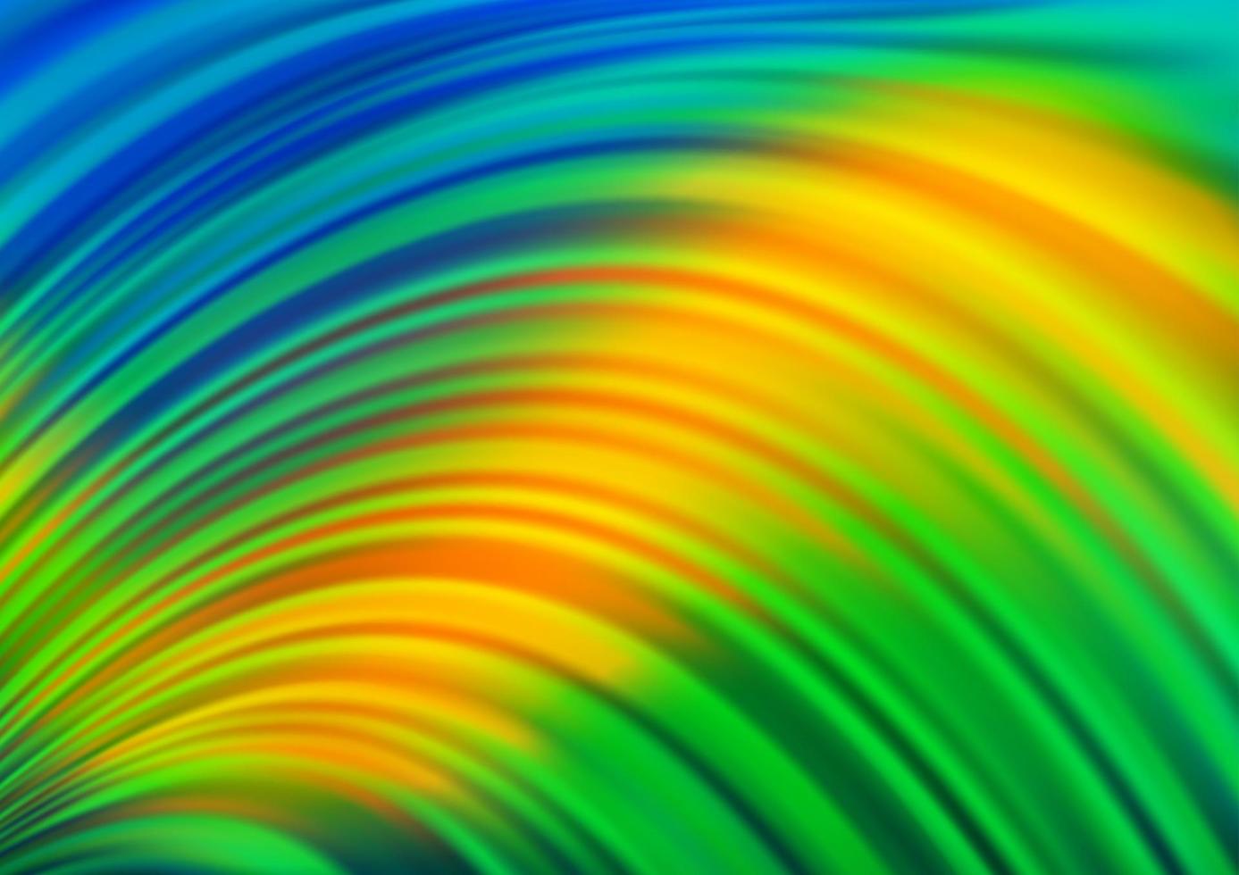 Dark Blue, Yellow vector pattern with liquid shapes.