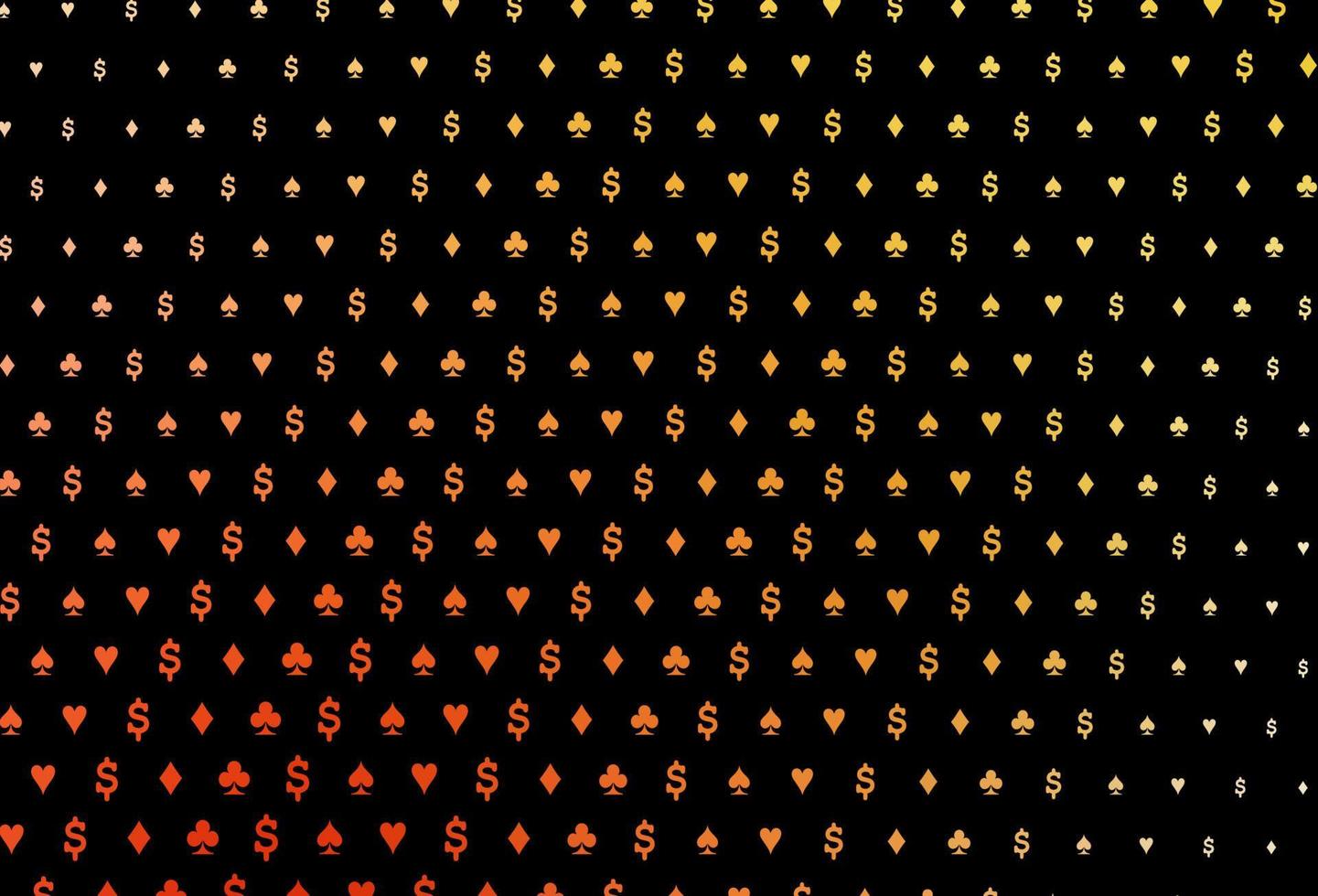 Dark yellow, orange vector layout with elements of cards.