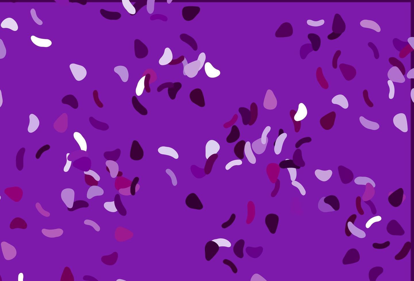 Light Purple vector background with abstract forms.
