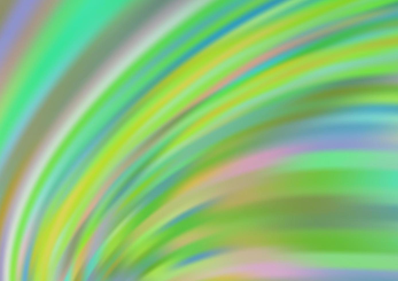 Light Green vector background with curved circles.