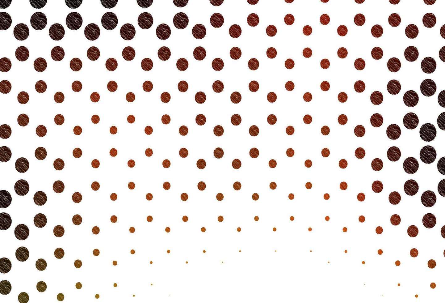 Light yellow, orange vector cover with spots.