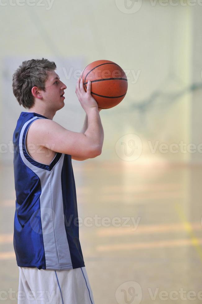 Basketball player view photo