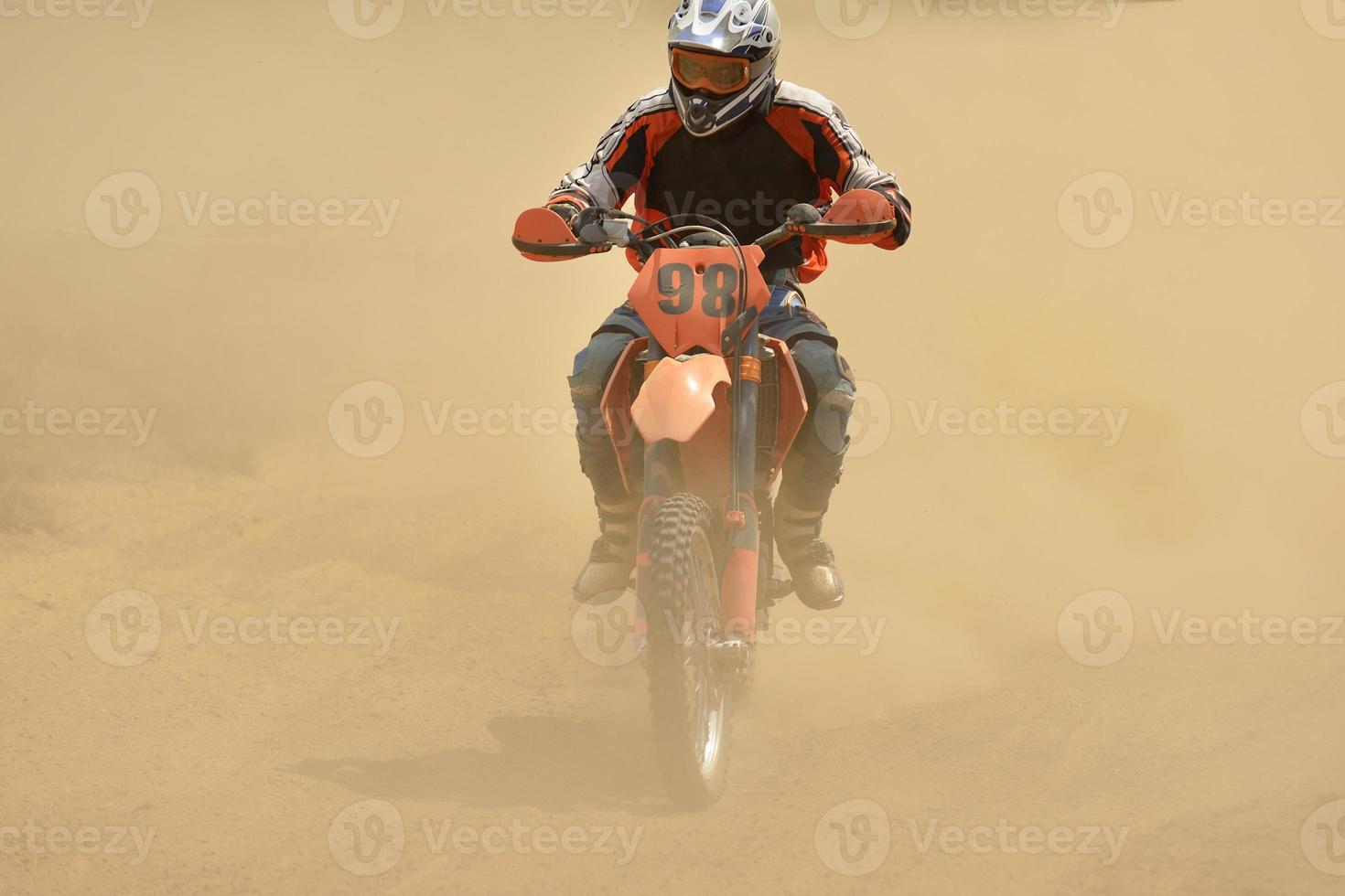 Motocross bike race photo