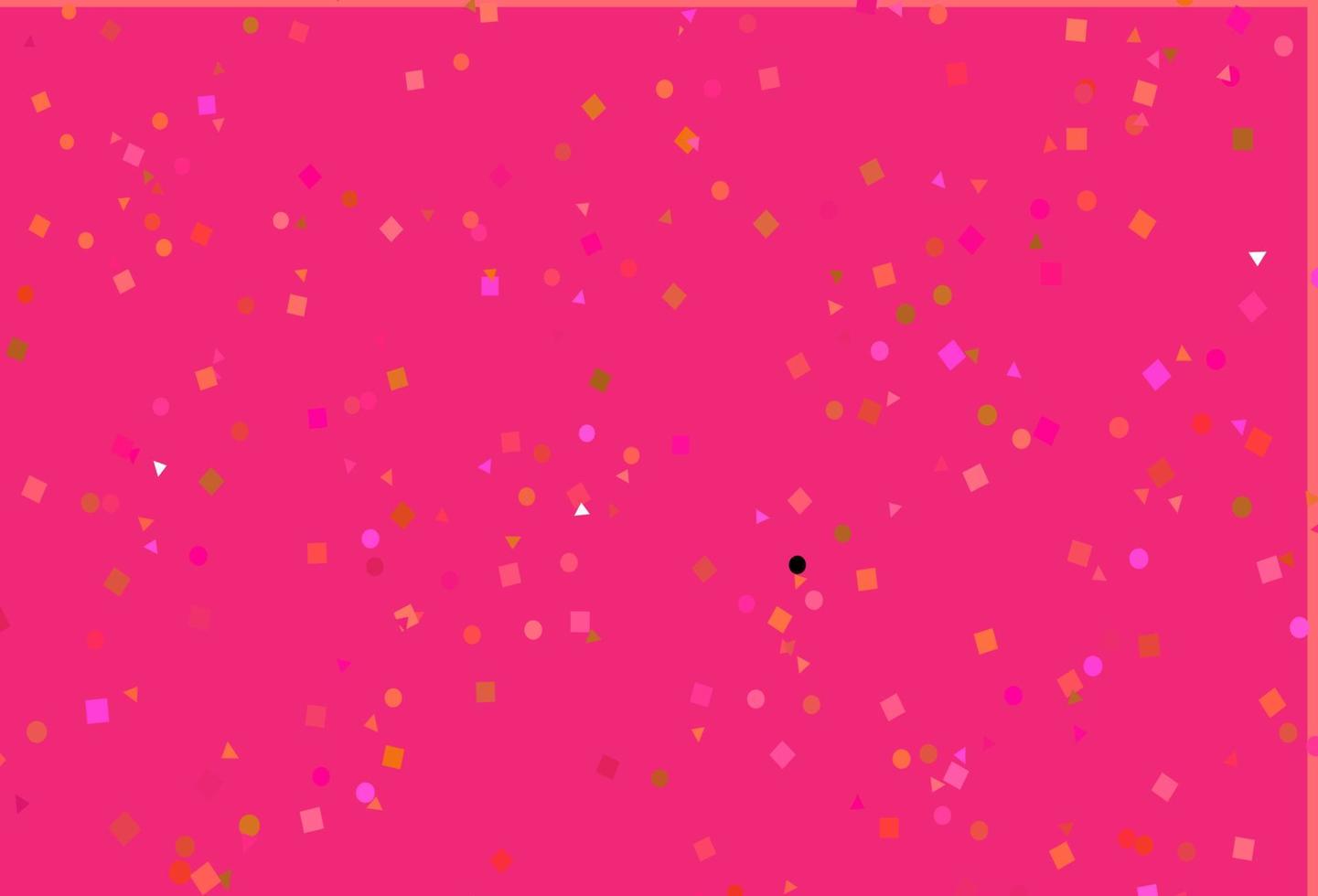 Light Pink, Yellow vector texture in poly style with circles, cubes.