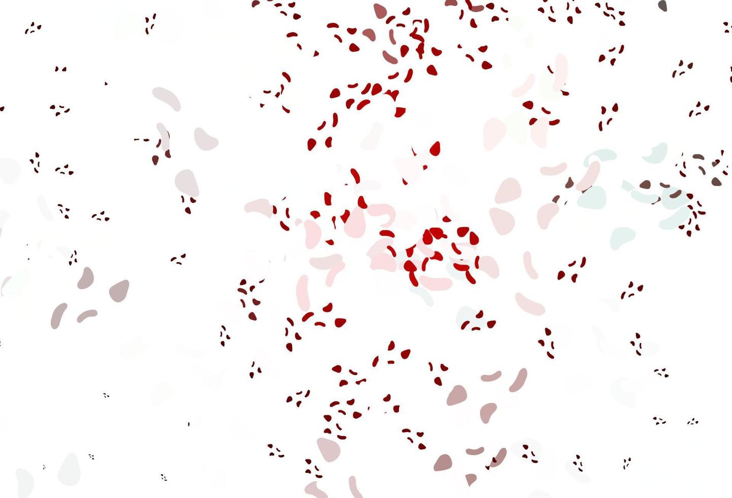 Light red vector pattern with chaotic shapes.