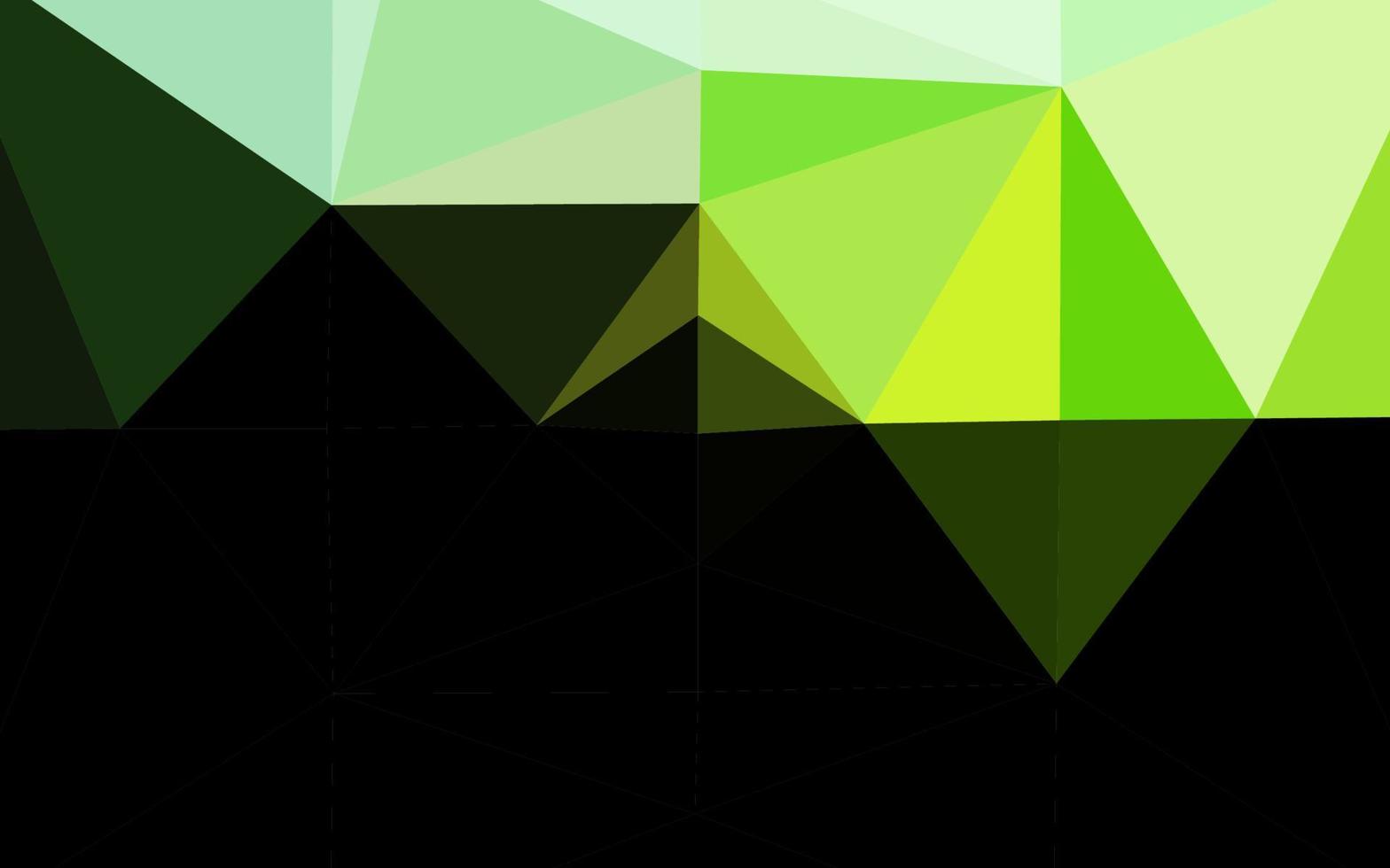 Light Green vector abstract mosaic backdrop.