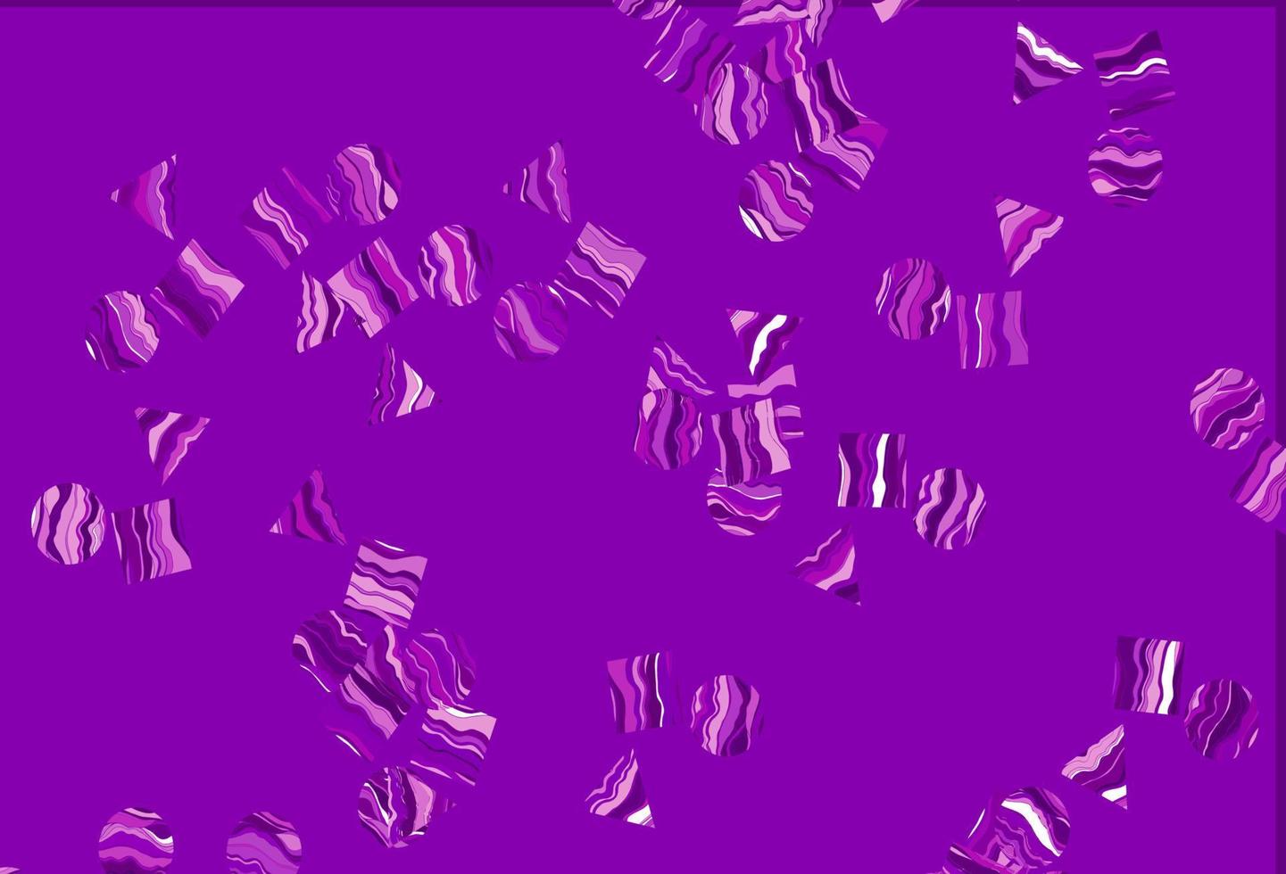 Light Purple vector texture in poly style with circles, cubes.