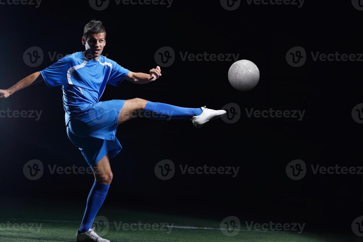 Soccer player view photo