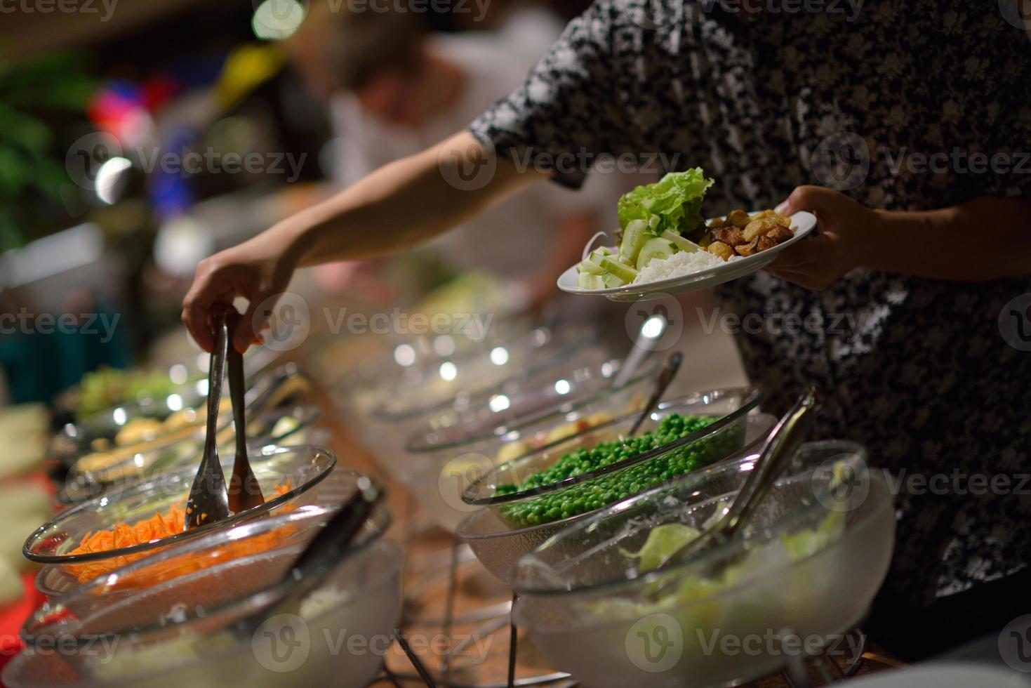 Buffet food view photo