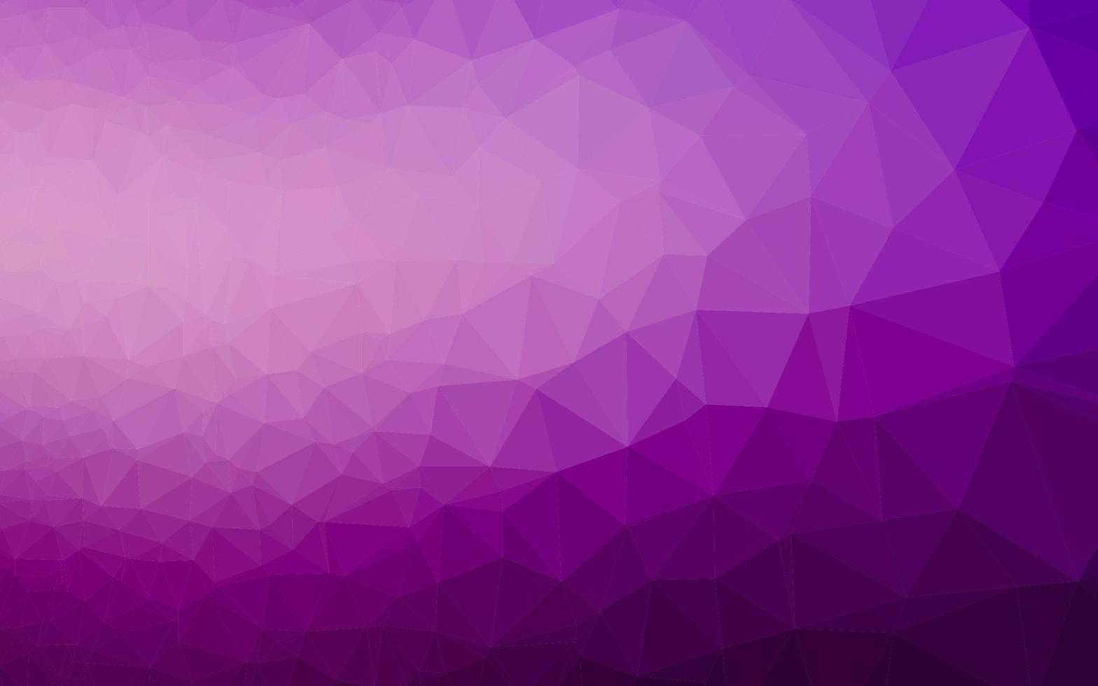 Dark Purple vector abstract polygonal cover.