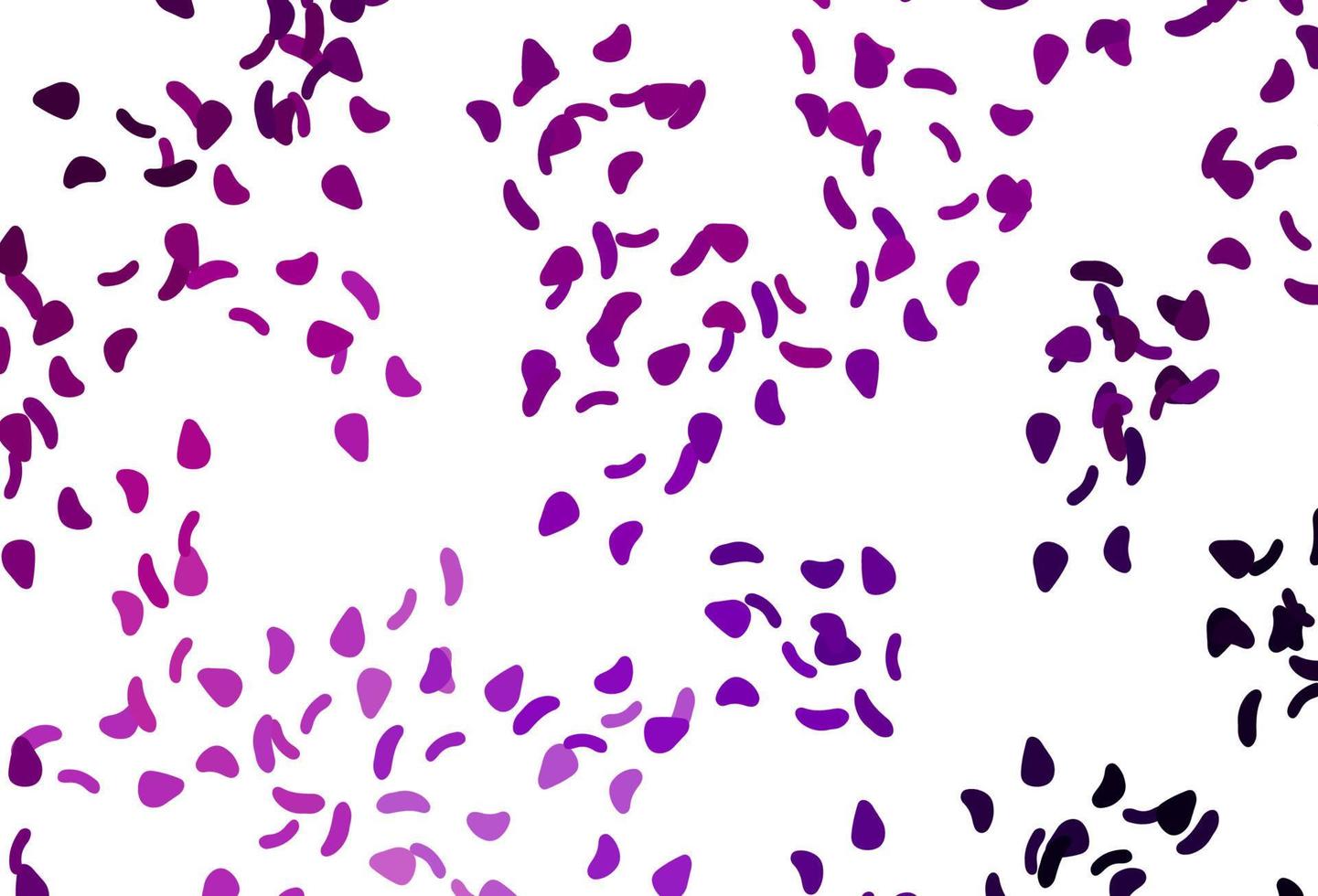 Light Purple vector pattern with chaotic shapes.