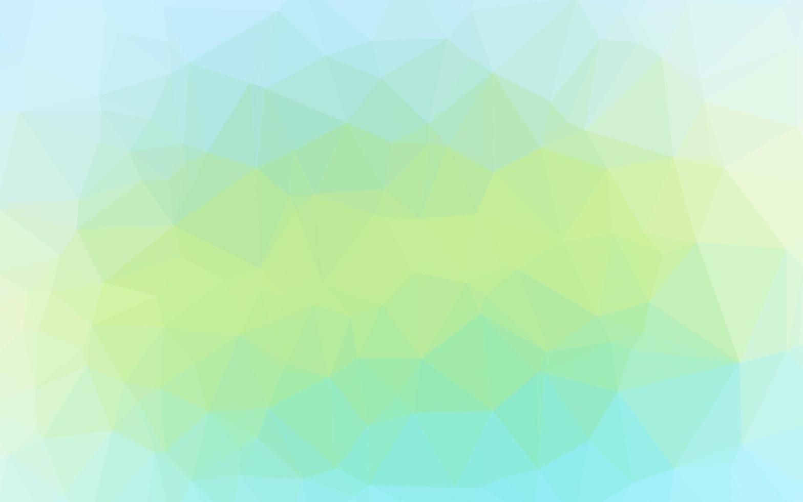 Light Green, Yellow vector polygonal pattern.