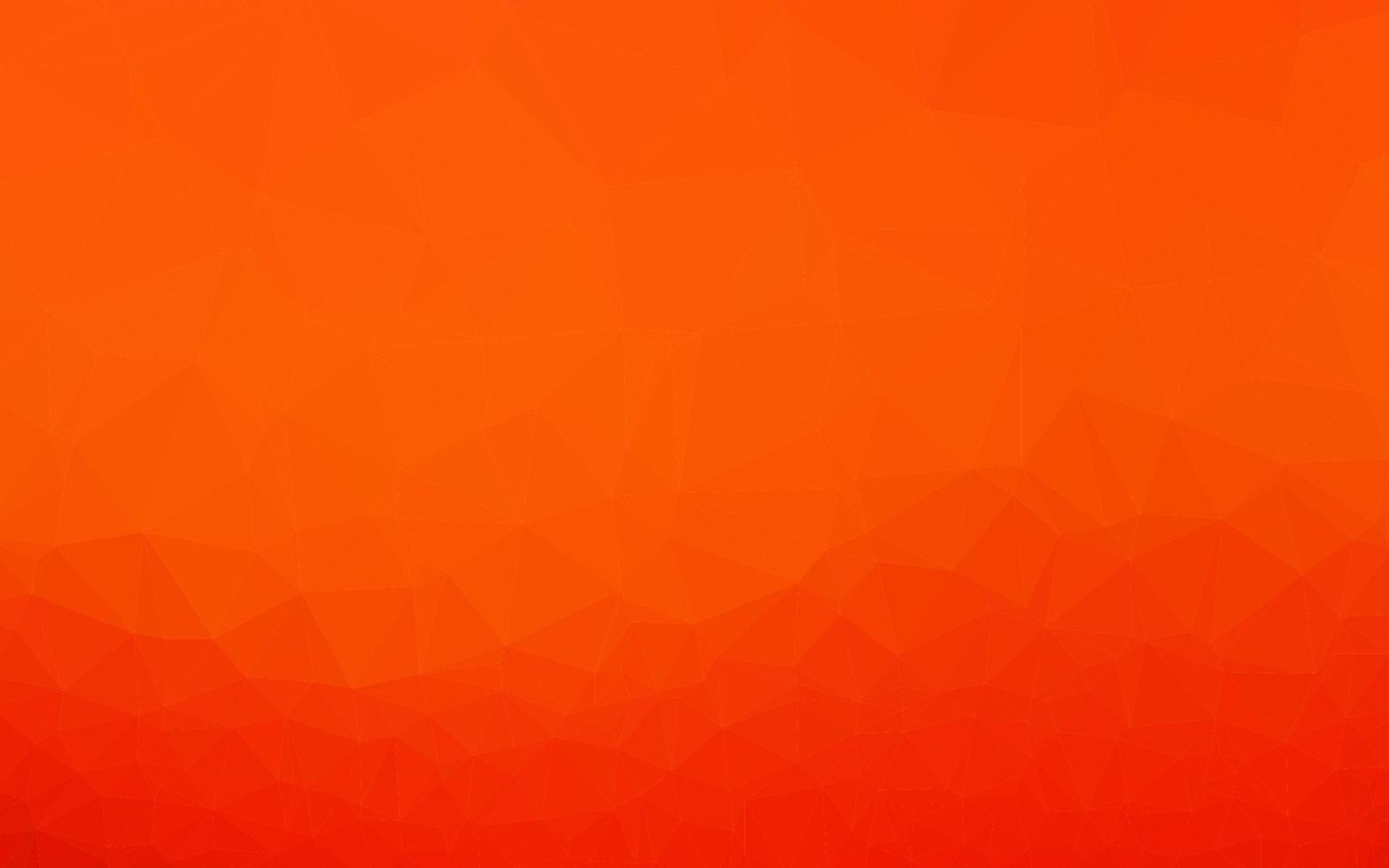 Light Orange vector polygon abstract backdrop.