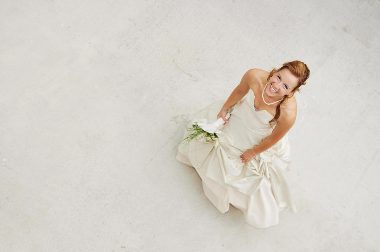 Beautiful bride portrait photo